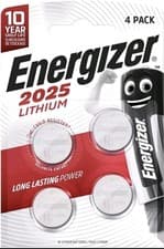 Image of 4x Energizer CR2025 3V Lithium Coin Cell Battery 2025 DL2025 BR2025 Batteries