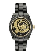 Image of Versace Black Unisexs Analogue Watch Dv One 20th Anniversary VE6B00725
