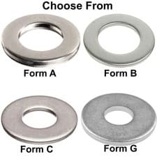 Image of Stainless Steel Washers Flat Heavy Thin Thick Wide M3 M4 M5 M6 M8 M10 M12 M16
