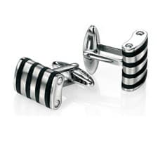 Image of Mens Cufflinks Stainless Steel by Fred Bennett - RRP £50.00