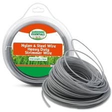 Image of 41M Heavy Duty Steel Strimmer Trimmer Line Cord 3mm Nylon Metal Wire for Garden