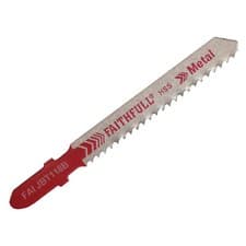 Image of Faithfull FAIJBT118B Metal Cutting Jigsaw Blades Pack of 5 T118B