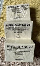 Image of 3 X Packs Lavender Incense Cones (handmade / Chemical & Toxin Free)