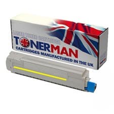 Image of Toner for Oki C810 C830 44059105 8K pages Yellow UK Remanufactured