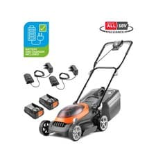 Image of Flymo 36V UltraStore 340R Cordless Lawnmower 2.5Ah KIT - Silver Grade