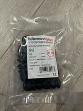 Image of HellermannTyton NGM16-BLK M16 Cable Gland 5-10mm Black (Pack 10)