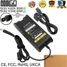Image of 90W AC Adapter Charger Power Supply Cord For Dell Laptop Latitude All Models