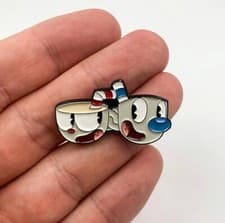 Image of Cuphead Video Game Pin Badge