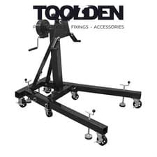 Image of Sealey ES680D Folding 360 Rotating Engine Stand with Geared Handle Drive 680kg C