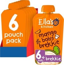 Image of Ella's Kitchen Organic Baby Brekkie Mango 100 g (Pack of 6)