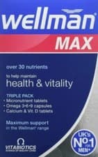 Image of Vitabiotics Wellman Max Tablets 84 tablets