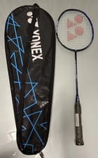 Image of Yonex Astrox 01 Clear Badminton Racket | Strung | 4UG4 | Blue/Black | Case | NEW