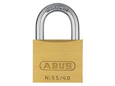 Image of Abus Mechanical 55/40mm Brass Padlock Keyed Alike 5401