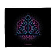 Image of Harry Potter Deathly Hallows Fleece Blanket