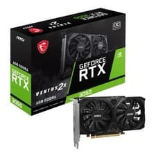 Image of MSI GeForce RTX 3050 Ventus 2x E 6g OC Gaming Graphics Card, 6GB GDDR6