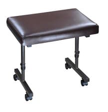 Image of Beaumont Leg Rest Foot Support Padded Height Adjustable With Castors Wheeled