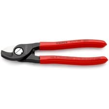 Image of Knipex 19590 95 11 165 Cable Shears plastic coated burnished 165mm