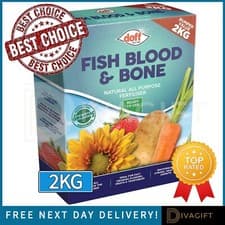 Image of FISH BLOOD BONE ORGANIC FERTILISER TREES PLANTS FRUIT VEGETABLES PLANT FOOD 2KG