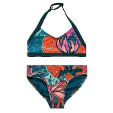 Image of Adidas Performance Kids Girls Bikini Swimsuit Floral Jungle Nature Colorful