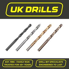 Image of 10x HSS,TITANIUM TIN DRILLS, GROUND,COBALT QUALITY JOBBER DRILL BITS LOW PRICES