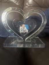 Image of personalised photo frame resin 3d made to order