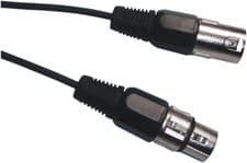 Image of Line Plug to 3 Pin XLR Line Socket Lighting Lead DMX 3 Pin XLR
