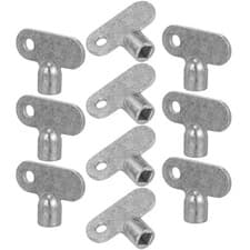 Image of 10pcs Radiator Valves Keys Radiator Hole Bleed Keys Air Plumbing socket keys