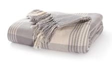 Image of Reversible Cotton Tartan Throws for Sofas Beds Armchair Bedspread in 4 Colours