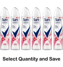 Image of Sure Bright Bouquet Anti-Perspirant 150ml Deodorant. Select Quantity and Save