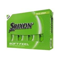 Image of Srixon Soft Feel 14 Brite Green Golf Balls - 1 Dozen