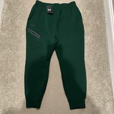 Image of New Under Armour UA Unstoppable Fleece Joggers Green Men's Size L