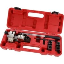 Image of Professional Flaring Tool Brake Tube Pipe 4xDies Fuel Lines 3/16"1/4" 3/8" 5/16"