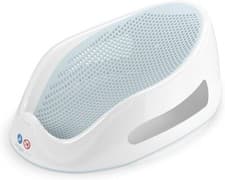 Image of Angelcare Soft Touch Baby Bath Support Newborn Aqua Blue - Water Level Indicator