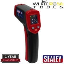 Image of Sealey Infrared Laser Digital Thermometer 12:1 Laser Pointer Auto Power Off