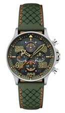 Image of AVI-8 Hawker Typhoon Chronograph Green Dial Quartz Men's Watch AV-4093-0D