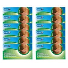 Image of 12 x 12 CARE GLYCERIN SUPPOSITORIES  4g FOR ADULTS  (GLYCEROL)