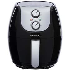 Image of Daewoo Single Pot Air Fryer 4 Litres With 30 Minute Timer 1400W, Black - SDA1861