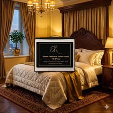 Image of All Seasons Duvet 4.5 Tog & 10.5 Tog – Anti-Allergy Hollowfibre Year-Round Quilt