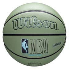 Image of Wilson NBA Official Forge Plus Ball Eco Green Indoor Outdoor Basketball Size 7