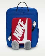Image of Nike Kids Blue Backpack with Character Design Adjustable Straps Small Size