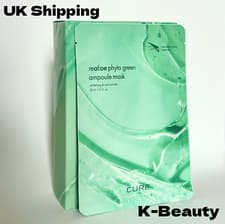 Image of K-beauty, Aloe phyto green ampoule mask pack 10sheets, whitening & anti-wrinkle