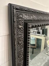 Image of Mirror X LARGE Antique Silver Shabby Chic Ornate Decorative Wall Mirror FLORENCE