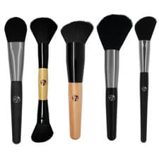 Image of W7 Makeup Cosmetic Brushes Choose Brush Foundation Blush Bronzer Powder