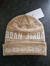 Image of Jordan Beanie Biege One Size Brand New with Tags