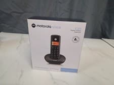 Image of Motorola E201 Cordless Landline House Phone, Home Phone, Nuisance Call Blocking