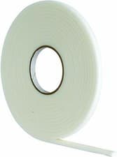 Image of Rubber Foam Draught Excluder Self Adhesive Weather Proof Seal 1-4mm gap/15m long
