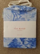 Image of REDUCED NEW TED BAKER LANDSCAPE TOILE BLUE OXFORD PILLOWCASE X 1
