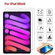Image of HD Tempered Glass Clear Flim Screen Protector For iPad Mini 6th Gen 8.3"