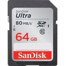 Image of 64gb Sdxc Class 10 Ultra Uhs-1 Memory Card 80mb/s