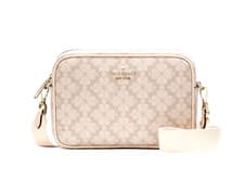 Image of New Kate Spade Signature Spade Flower Mini Camera Bag Dark Beige Multi